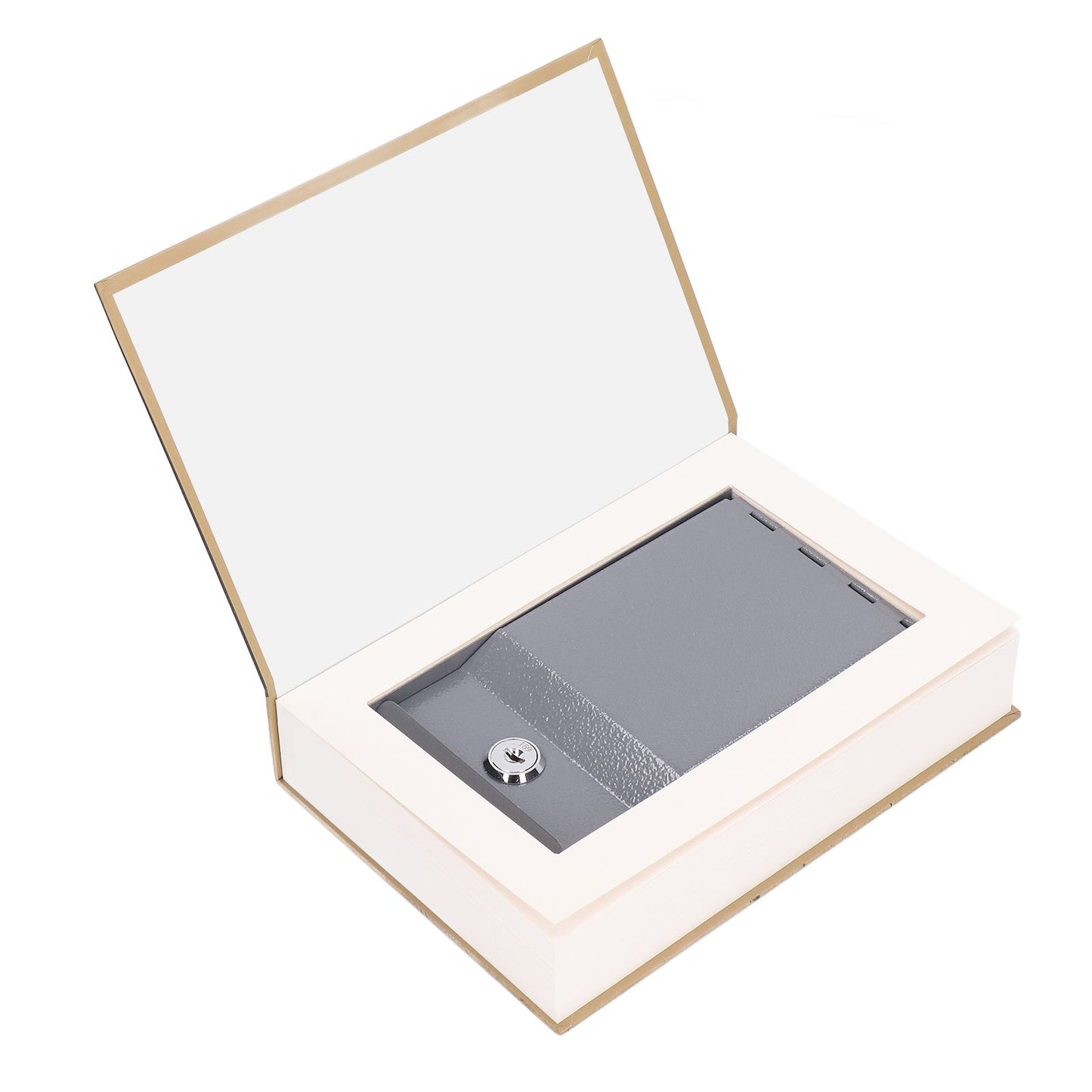 Diversion Book Safe Simulation Sturdy Book Safe Storage Box with Key for Home Travel V1294-YM0523-3114220004211