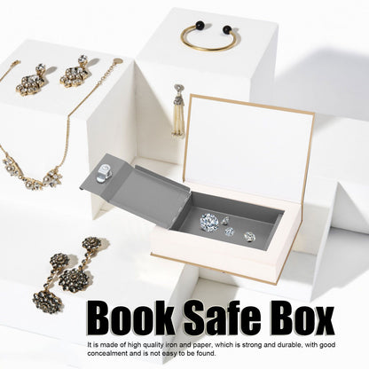 Diversion Book Safe Simulation Sturdy Book Safe Storage Box with Key for Home Travel V1294-YM0523-3114220004211