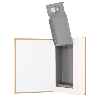 Diversion Book Safe Simulation Sturdy Book Safe Storage Box with Key for Home Travel V1294-YM0523-3114220004211
