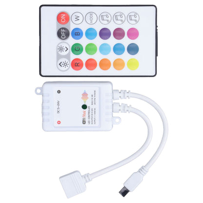 24 Keys Smart LED Remote Control RGB Wireless Controller 16 Colors 4 Light Patterns DC 5V-24V for Tuya4 Way V1294-YM0523-3114220004312