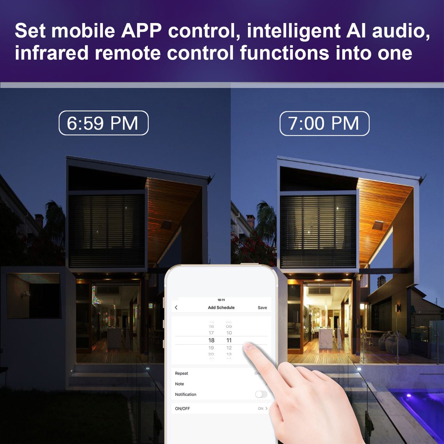 24 Keys Smart LED Remote Control RGB Wireless Controller 16 Colors 4 Light Patterns DC 5V-24V for Tuya4 Way V1294-YM0523-3114220004312
