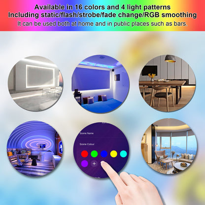24 Keys Smart LED Remote Control RGB Wireless Controller 16 Colors 4 Light Patterns DC 5V-24V for Tuya4 Way V1294-YM0523-3114220004312