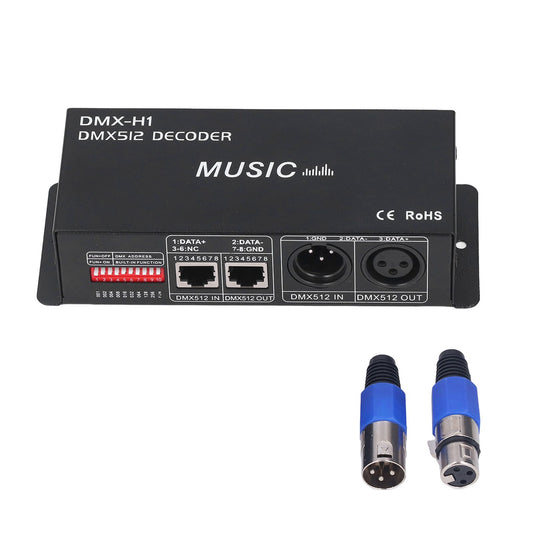4 Channel DMX 512 Decorder Adjustable RGB Dimming LED Decorder Controller for Bars Hotels Sober Bars4A V1294-YM0523-3114220004911