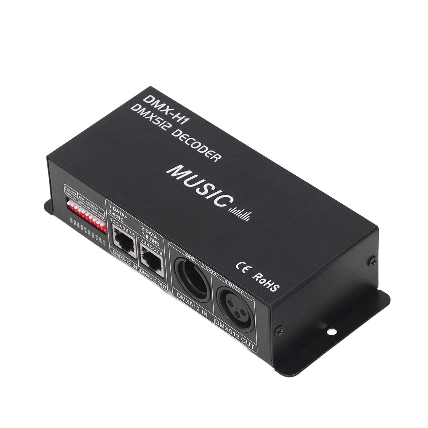 4 Channel DMX 512 Decorder Adjustable RGB Dimming LED Decorder Controller for Bars Hotels Sober Bars4A V1294-YM0523-3114220004911