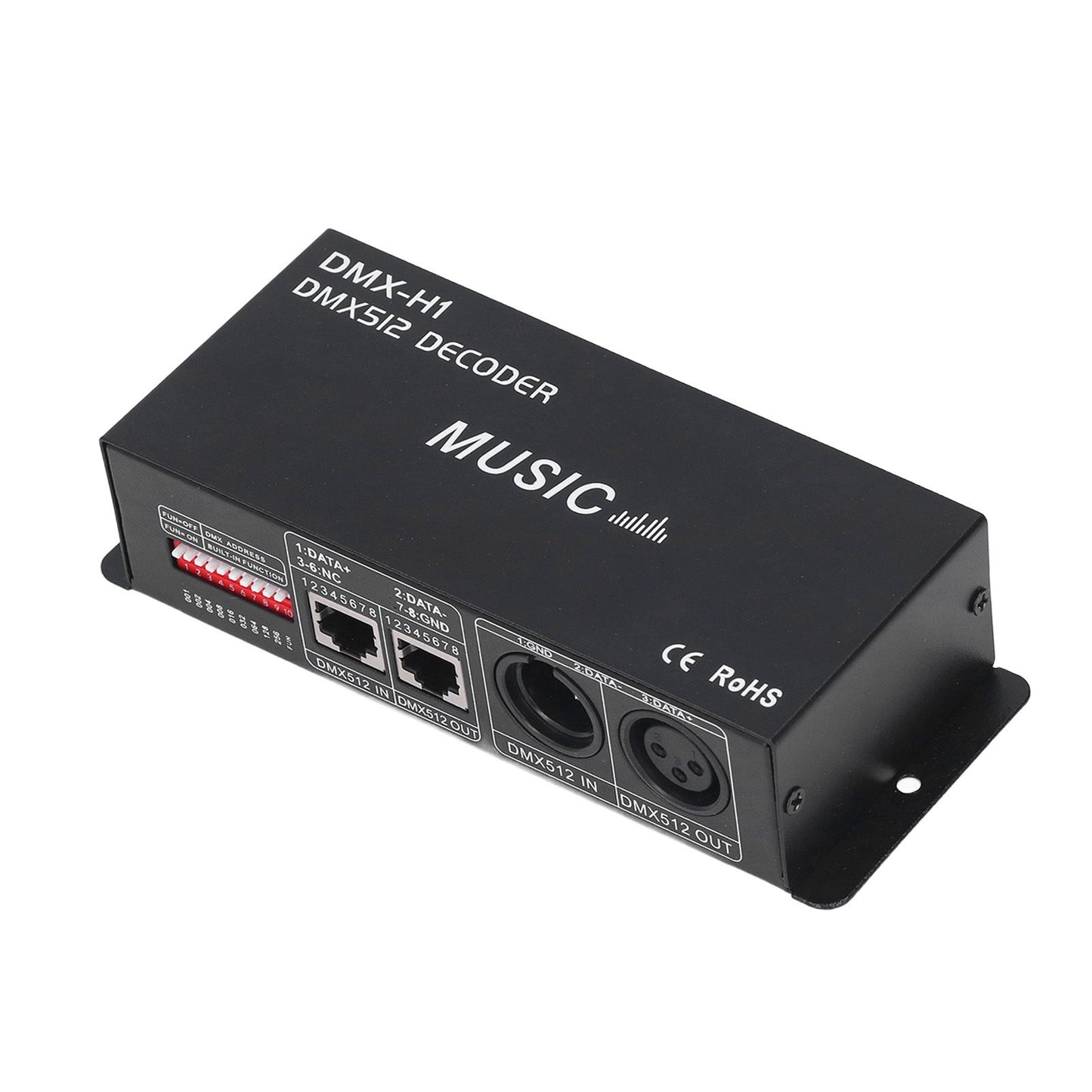 4 Channel DMX 512 Decorder Adjustable RGB Dimming LED Decorder Controller for Bars Hotels Sober Bars4A V1294-YM0523-3114220004911