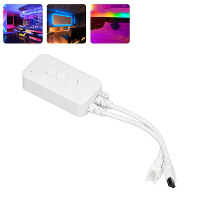 LED Controller with 44 Keys Remote Control Bluetooth Wireless Music Controller Strip Light Controller V1294-YM0523-3114220005411