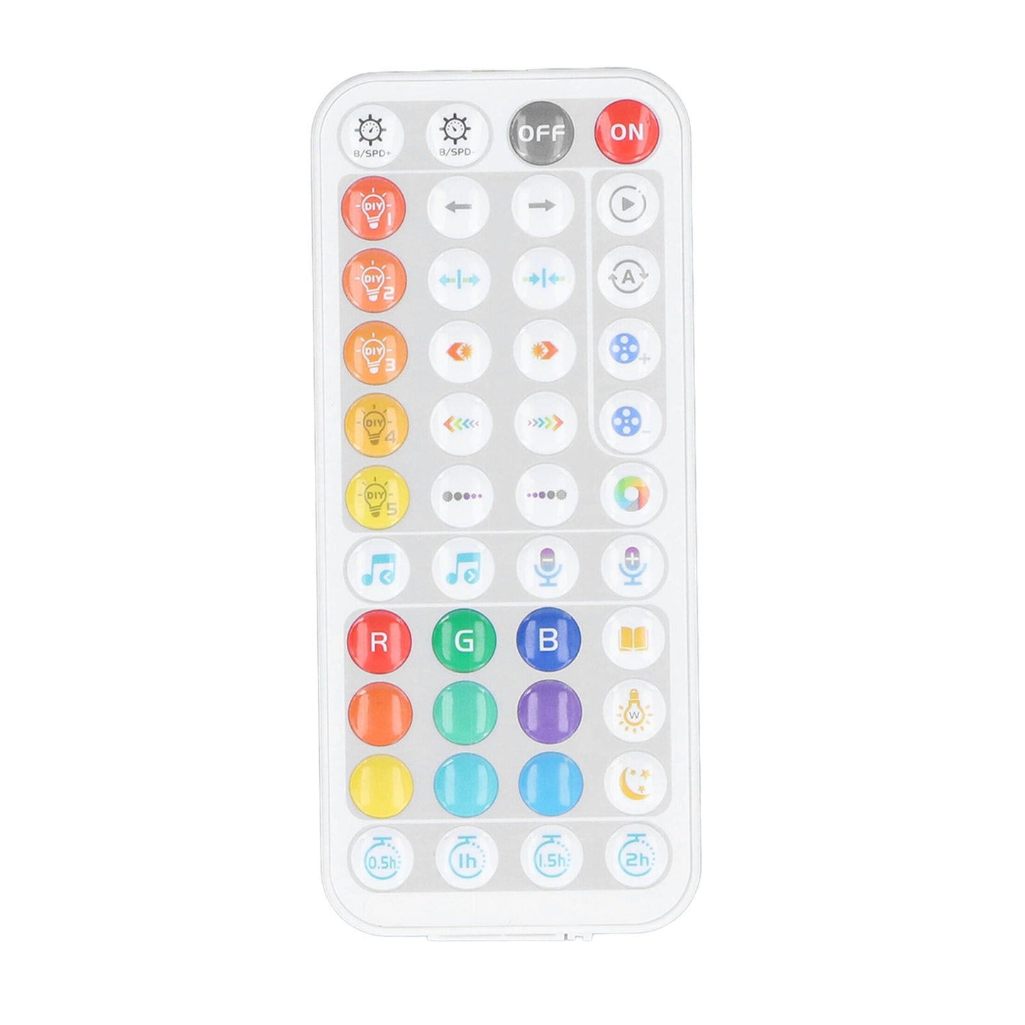 LED Controller with 44 Keys Remote Control Bluetooth Wireless Music Controller Strip Light Controller V1294-YM0523-3114220005411