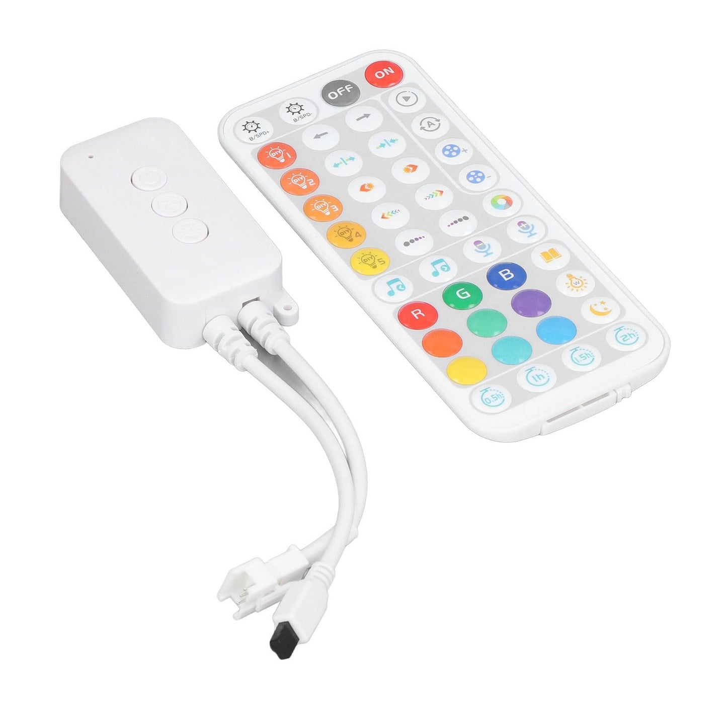LED Controller with 44 Keys Remote Control Bluetooth Wireless Music Controller Strip Light Controller V1294-YM0523-3114220005411