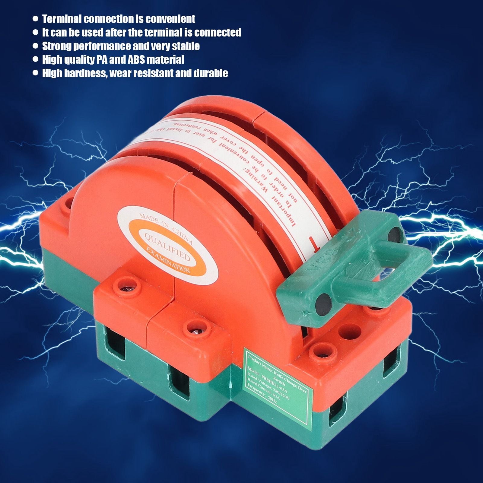 HK11 Knife Switch Safe Double Throw Bidirectional Electric Reverse Switch for Industrial Household Appliances V1294-YM0523-3114220005511