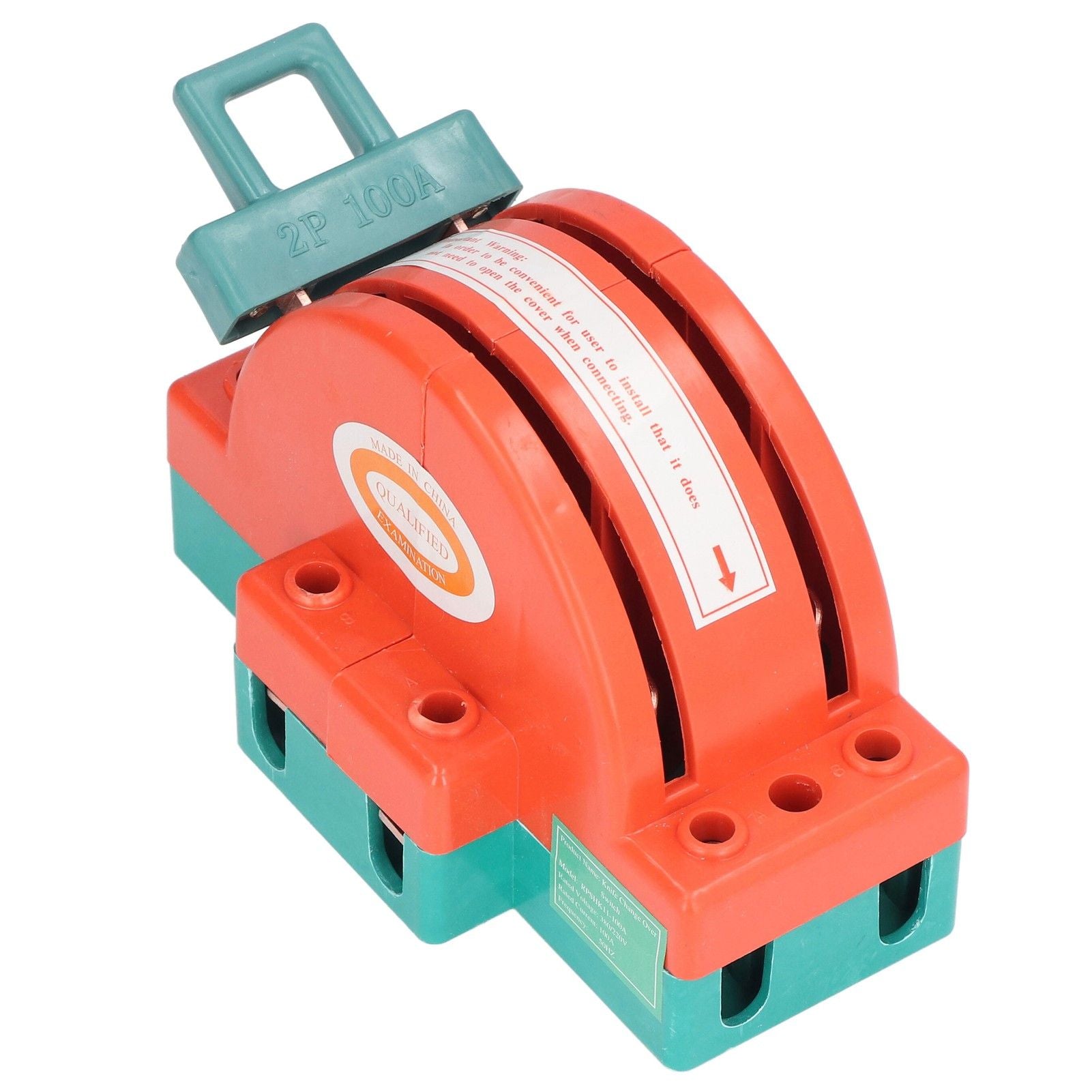 100A 2 Pole Double Throw Knife Switch Electrical Disconnect Knife Switch for Home Appliances V1294-YM0523-3114220005711