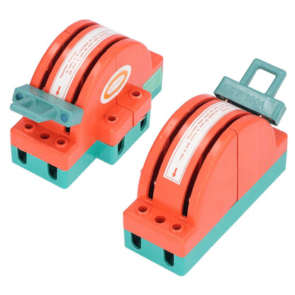 100A 2 Pole Double Throw Knife Switch Electrical Disconnect Knife Switch for Home Appliances V1294-YM0523-3114220005711