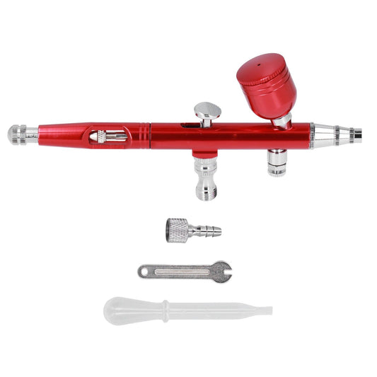 Airbrush Portable Small G1/8 DIY Paint Spray Gun Brass Airbrush For Makeup Nail Art Tattoo Costume CraftsRed V1294-YM0523-3114220005811