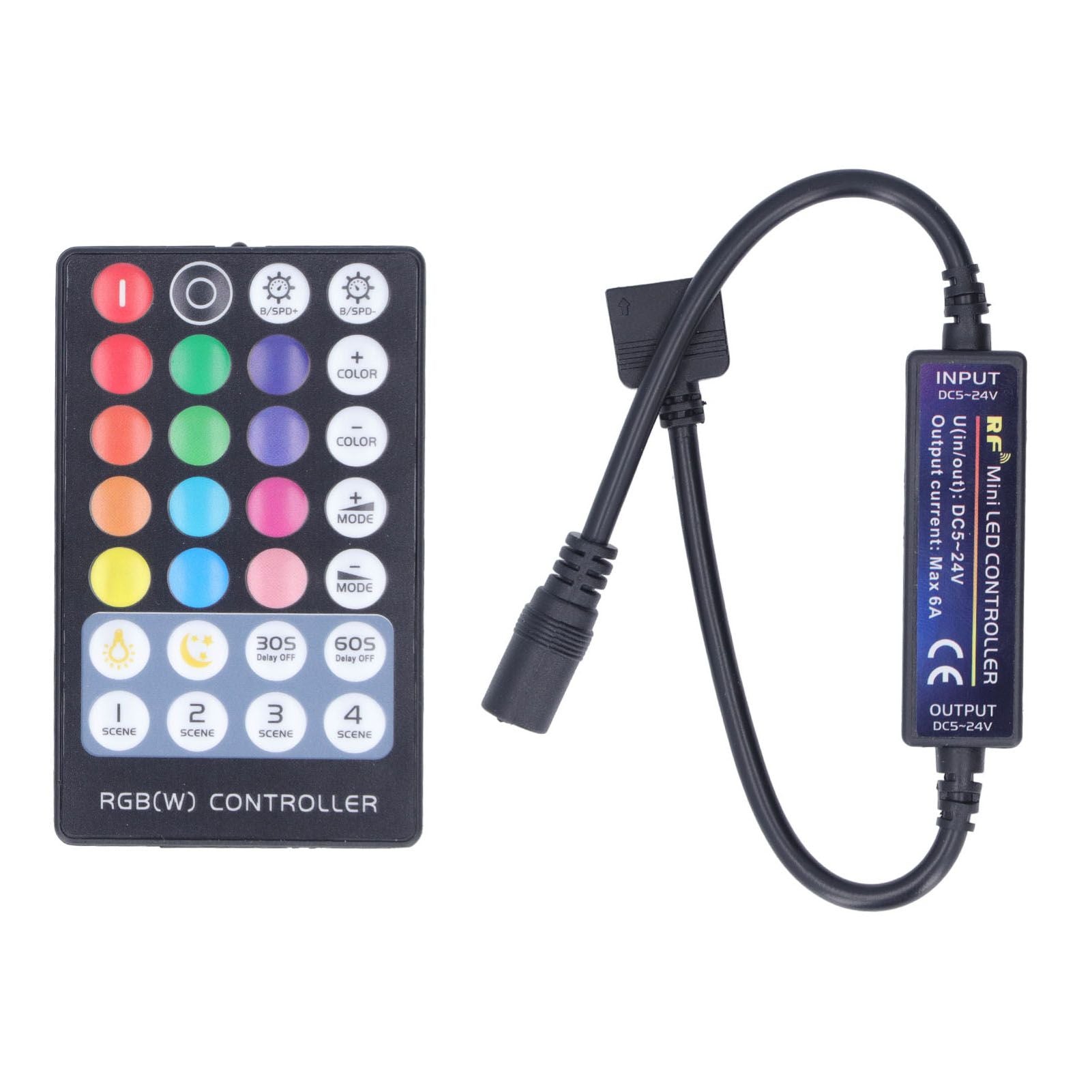 LED Controller RF Mini RGBW LED USB Lamp Strip Full Touch Remote Transmission Ultra Thin Controller V1294-YM0523-3114220005911
