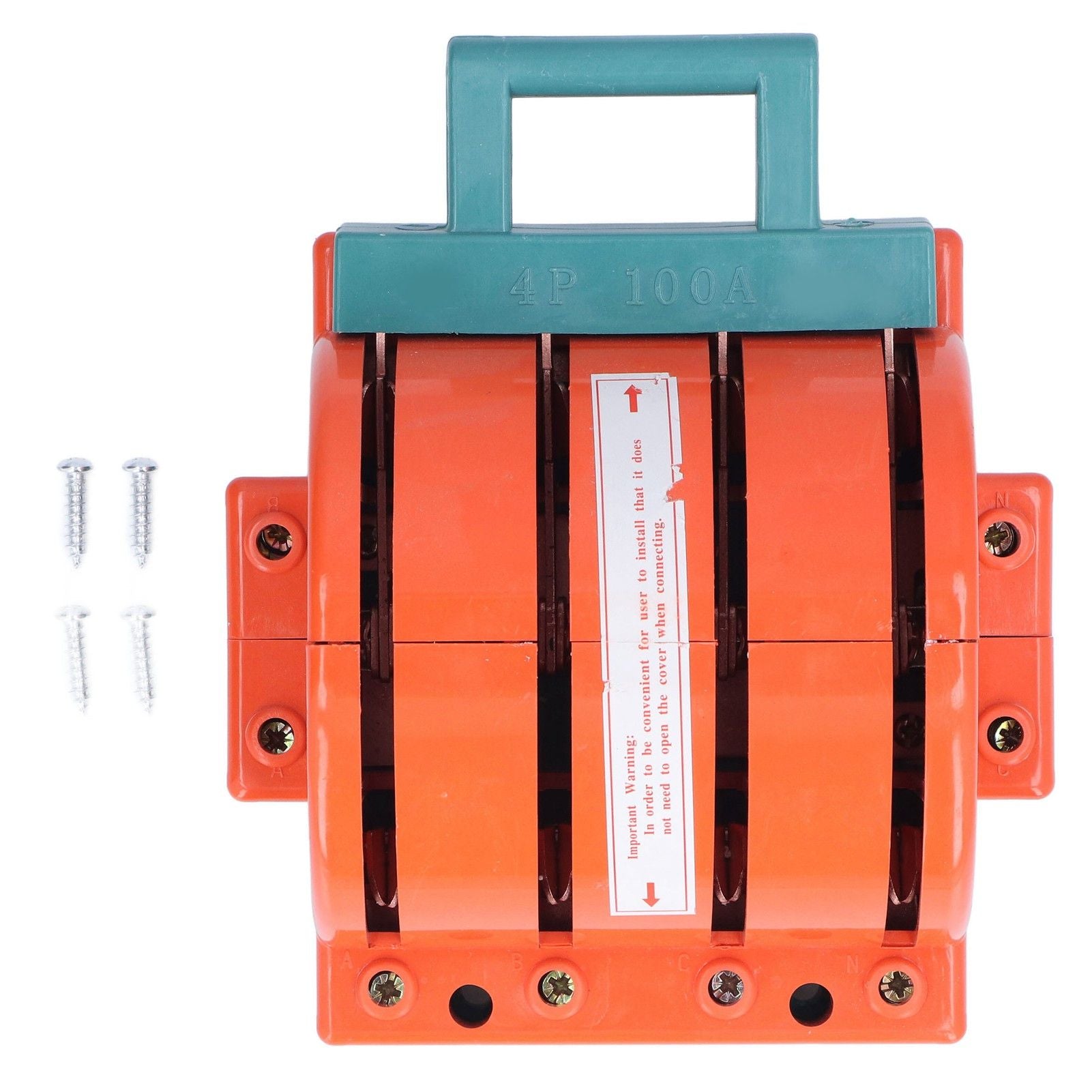 100A 4 Pole Double Throw Knife Switch Electrical Disconnect Knife Switch for Home Appliances V1294-YM0523-3114220006211