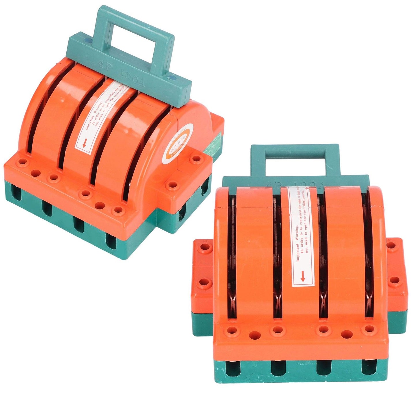 100A 4 Pole Double Throw Knife Switch Electrical Disconnect Knife Switch for Home Appliances V1294-YM0523-3114220006211