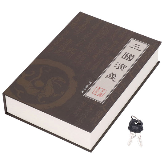 Diversion Book Safe Metal Lifelike Book Money Coin Box with Key Lock for Jewelry Cash Credit CardsRomance of V1294-YM0523-3114220006512
