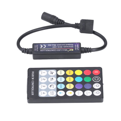 LED Controller Wireless RF 5 in 1 Mini Full Touch LED Light Bar 28 Keys RGB CCT Controller V1294-YM0523-3114220006711