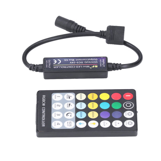 LED Controller Wireless RF 5 in 1 Mini Full Touch LED Light Bar 28 Keys RGB CCT Controller V1294-YM0523-3114220006711