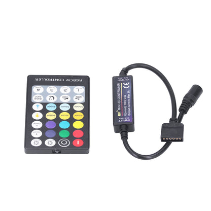 LED Controller Wireless RF 5 in 1 Mini Full Touch LED Light Bar 28 Keys RGB CCT Controller V1294-YM0523-3114220006711