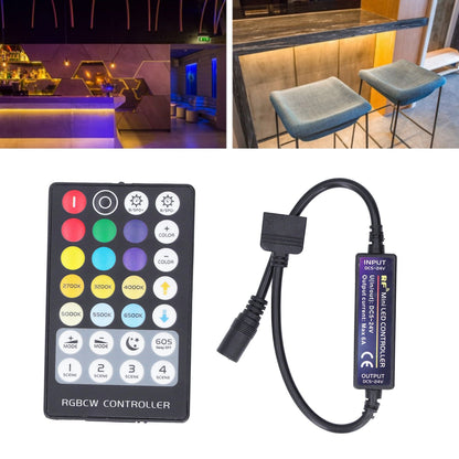 LED Controller Wireless RF 5 in 1 Mini Full Touch LED Light Bar 28 Keys RGB CCT Controller V1294-YM0523-3114220006711
