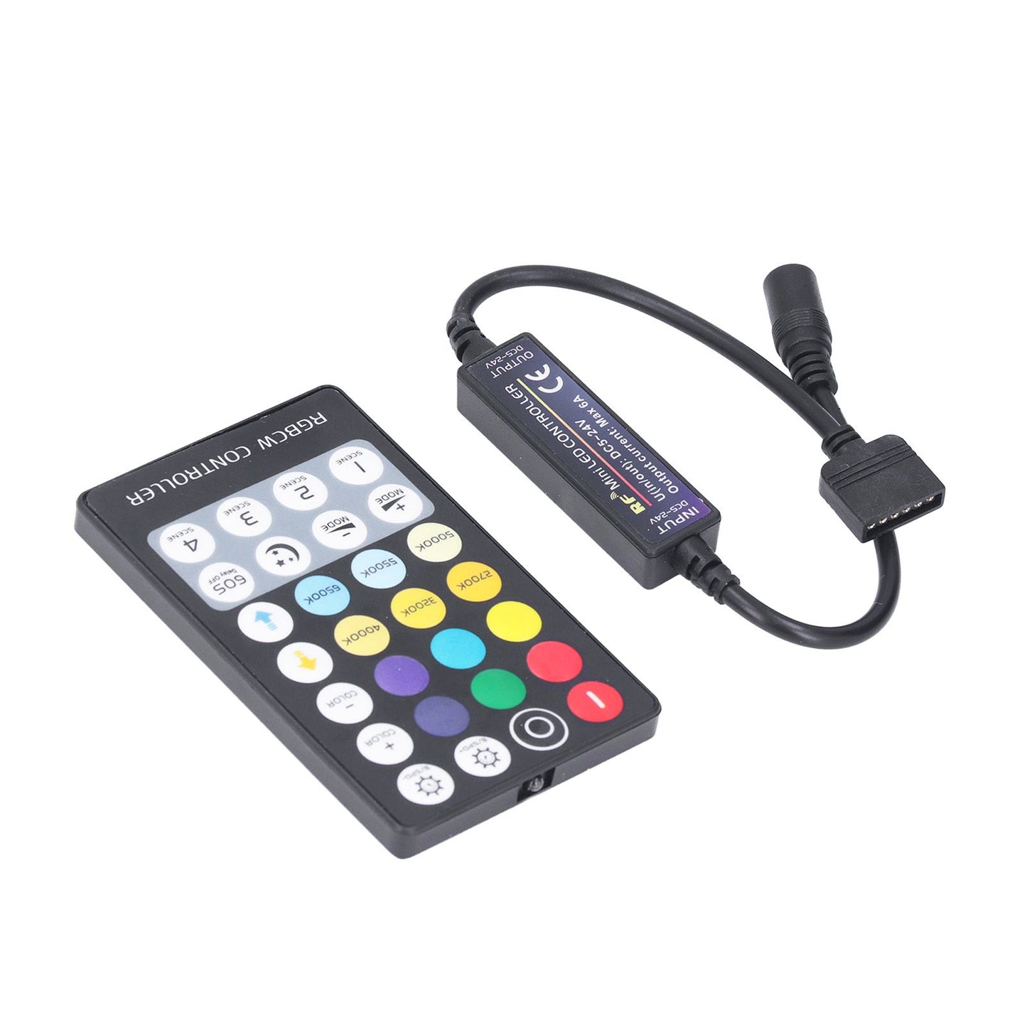 LED Controller Wireless RF 5 in 1 Mini Full Touch LED Light Bar 28 Keys RGB CCT Controller V1294-YM0523-3114220006711