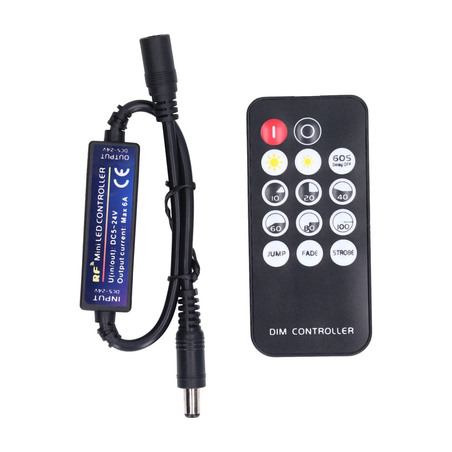 Mini RF Dimmer Controller 14 Key Remote Control LED Dimmer Controller for Household KTV V1294-YM0523-3114220007011