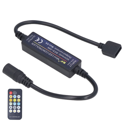 Mini RF Dimmer Controll LED Color Temperature Controller 17 Keys Strip Light Controller V1294-YM0523-3114220007111