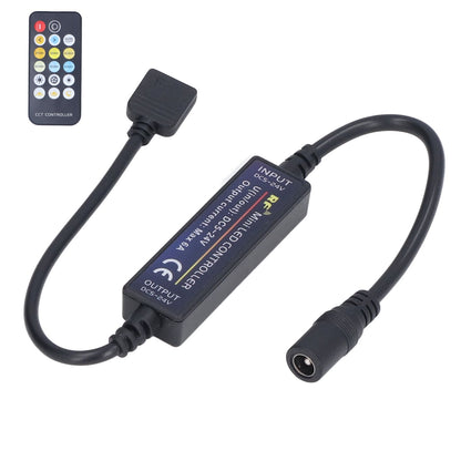 Mini RF Dimmer Controll LED Color Temperature Controller 17 Keys Strip Light Controller V1294-YM0523-3114220007111