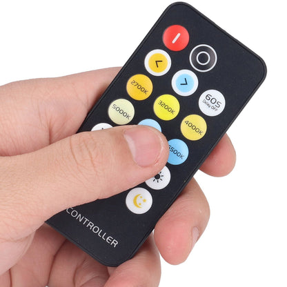 Mini RF Dimmer Controll LED Color Temperature Controller 17 Keys Strip Light Controller V1294-YM0523-3114220007111