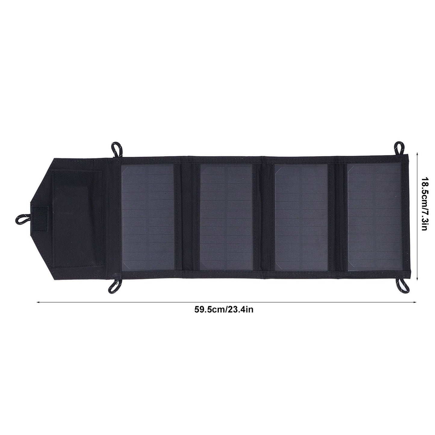 Solar Panel Charger 10W High Conversion Efficiency Foldable Solar Charger for Automobiles Motorcycles V1294-YM0523-3114220007211