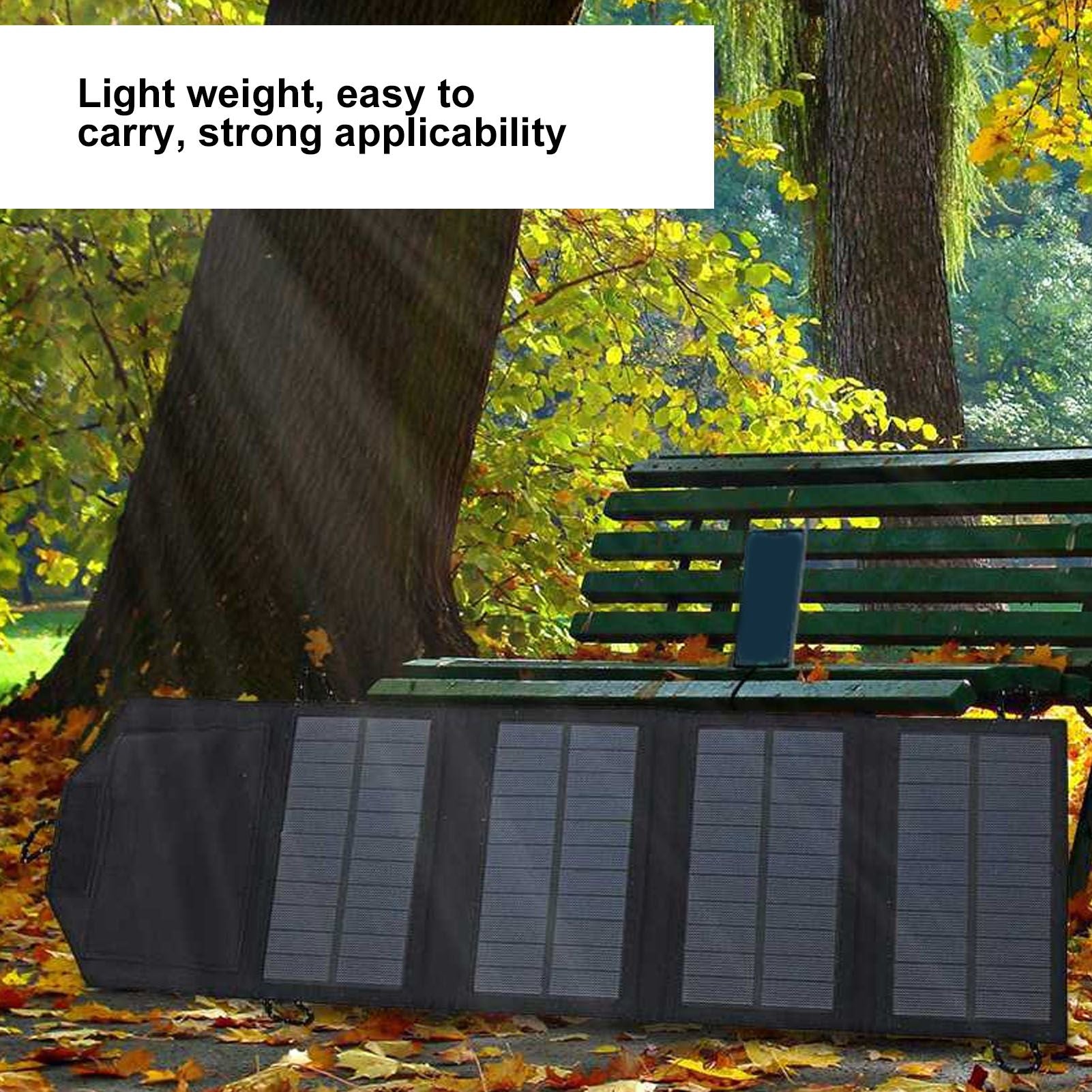 Solar Panel Charger 10W High Conversion Efficiency Foldable Solar Charger for Automobiles Motorcycles V1294-YM0523-3114220007211
