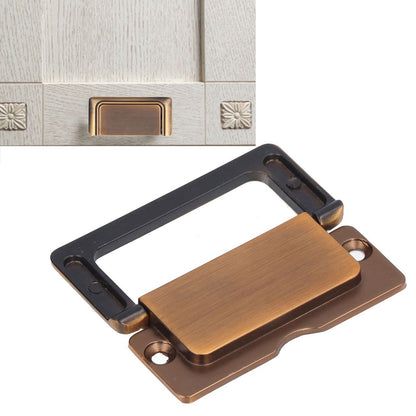 Recessed Door Handle Simple Matte Retro Free Punch Drawer Wardrobe Cabinet Door Concealed Handle V1294-YM0523-3114220008011