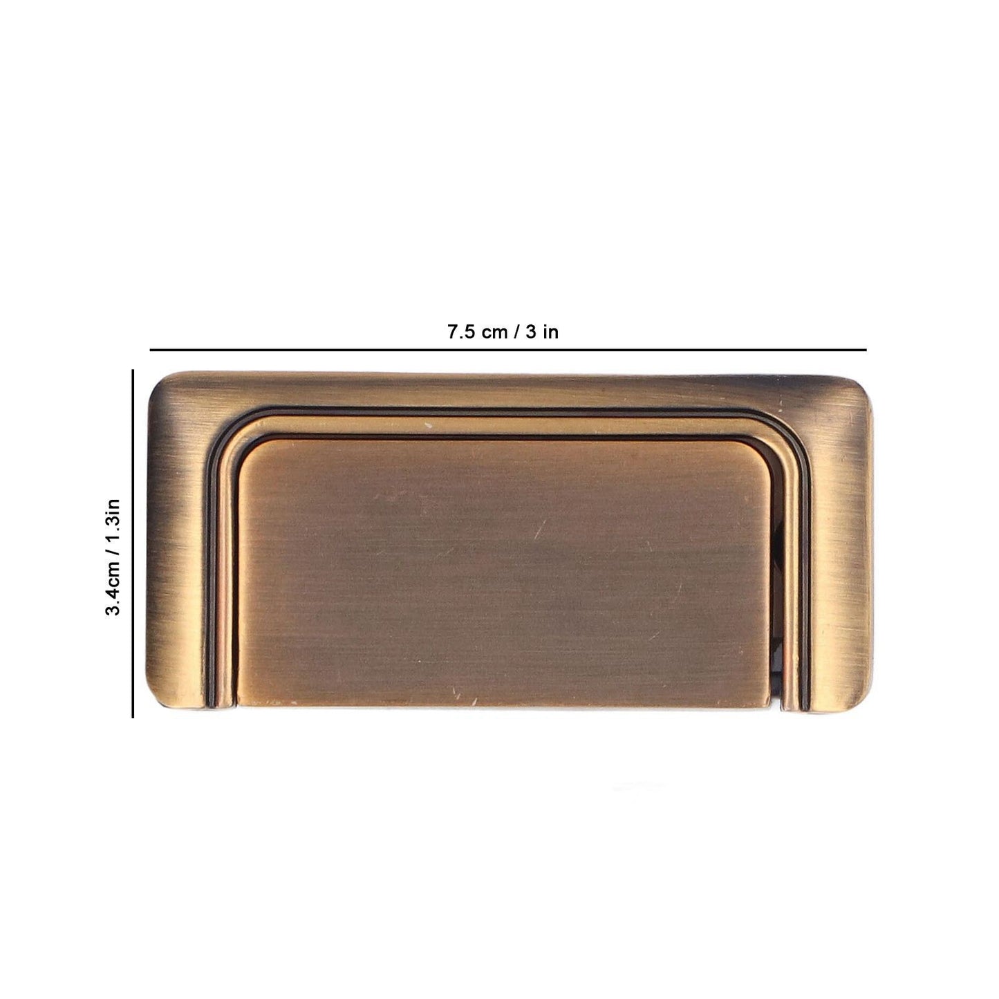 Recessed Door Handle Simple Matte Retro Free Punch Drawer Wardrobe Cabinet Door Concealed Handle V1294-YM0523-3114220008011