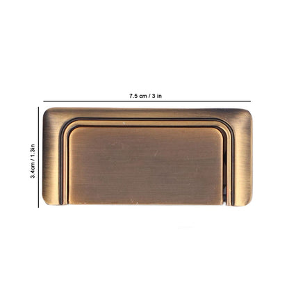 Recessed Door Handle Simple Matte Retro Free Punch Drawer Wardrobe Cabinet Door Concealed Handle V1294-YM0523-3114220008011
