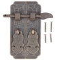 Cabinet Faceplate Brass Material Bronze Auspicious Bat Pattern Retro Chinese Cabinet Handles for Wardrobes V1294-YM0523-3114220008111