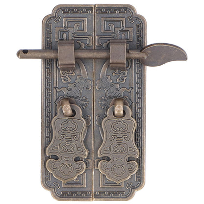 Cabinet Faceplate Brass Material Bronze Auspicious Bat Pattern Retro Chinese Cabinet Handles for Wardrobes V1294-YM0523-3114220008111