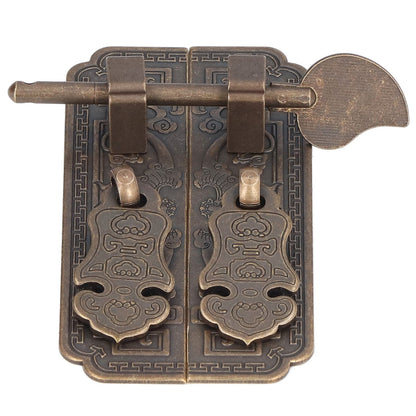 Cabinet Faceplate Brass Material Bronze Auspicious Bat Pattern Retro Chinese Cabinet Handles for Wardrobes V1294-YM0523-3114220008111
