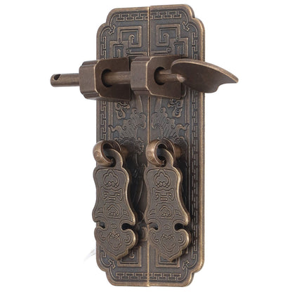 Cabinet Faceplate Brass Material Bronze Auspicious Bat Pattern Retro Chinese Cabinet Handles for Wardrobes V1294-YM0523-3114220008111