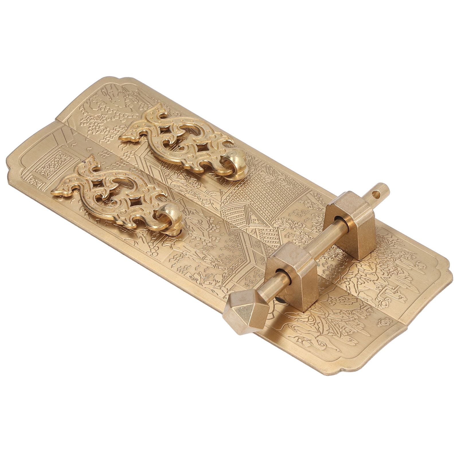 Cabinet Faceplate Retro Style Brass Material Landscape Character Pattern Decorative Cabinet Handles for V1294-YM0523-3114220008411
