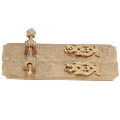 Cabinet Faceplate Retro Style Brass Material Landscape Character Pattern Decorative Cabinet Handles for V1294-YM0523-3114220008411