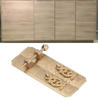 Cabinet Faceplate Retro Style Brass Material Landscape Character Pattern Decorative Cabinet Handles for V1294-YM0523-3114220008411