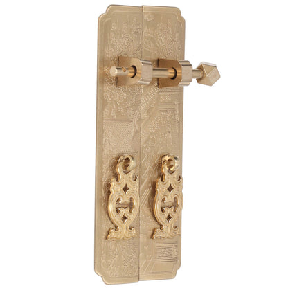 Cabinet Faceplate Retro Style Brass Material Landscape Character Pattern Decorative Cabinet Handles for V1294-YM0523-3114220008411