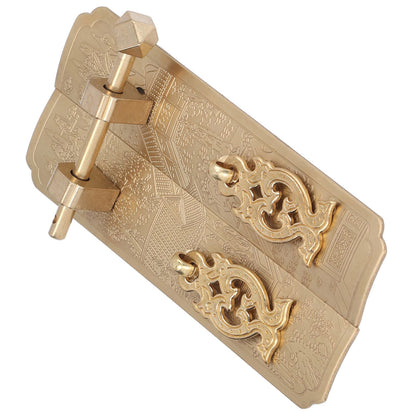Cabinet Faceplate Retro Style Brass Material Landscape Character Pattern Decorative Cabinet Handles for V1294-YM0523-3114220008411