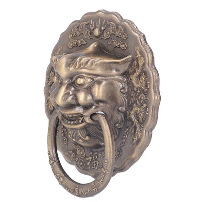 Door Knocker Brass Material 2 Sided Installation Heavy Duty Pull Bronze Chinese Antique Door Pull Ring for V1294-YM0523-3114220008811
