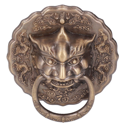 Door Knocker Brass Material 2 Sided Installation Heavy Duty Pull Bronze Chinese Antique Door Pull Ring for V1294-YM0523-3114220008811