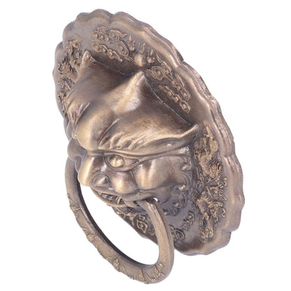 Door Knocker Brass Material 2 Sided Installation Heavy Duty Pull Bronze Chinese Antique Door Pull Ring for V1294-YM0523-3114220008811