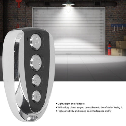 Garage Door Remote Control Opener 433MHz 4 Buttons Anti Theft with Key Chain for Curtain Doors Security System V1294-YM0523-3114220010211