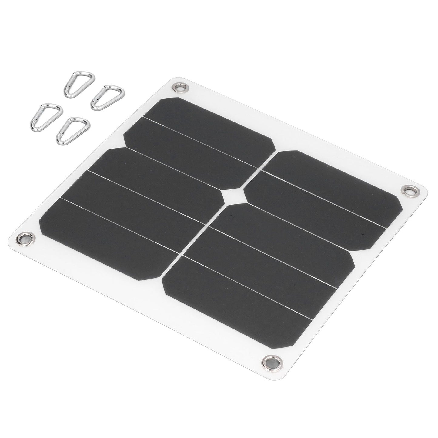 15W Solar Panels USB High Conversion Efficiency Light 5V Portable Solar Power Bank for Camping Hiking Biking V1294-YM0523-3114220010811