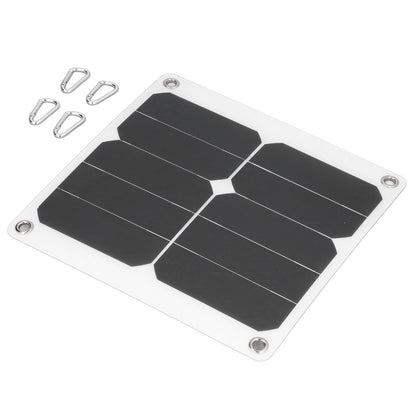 15W Solar Panels USB High Conversion Efficiency Light 5V Portable Solar Power Bank for Camping Hiking Biking V1294-YM0523-3114220010811