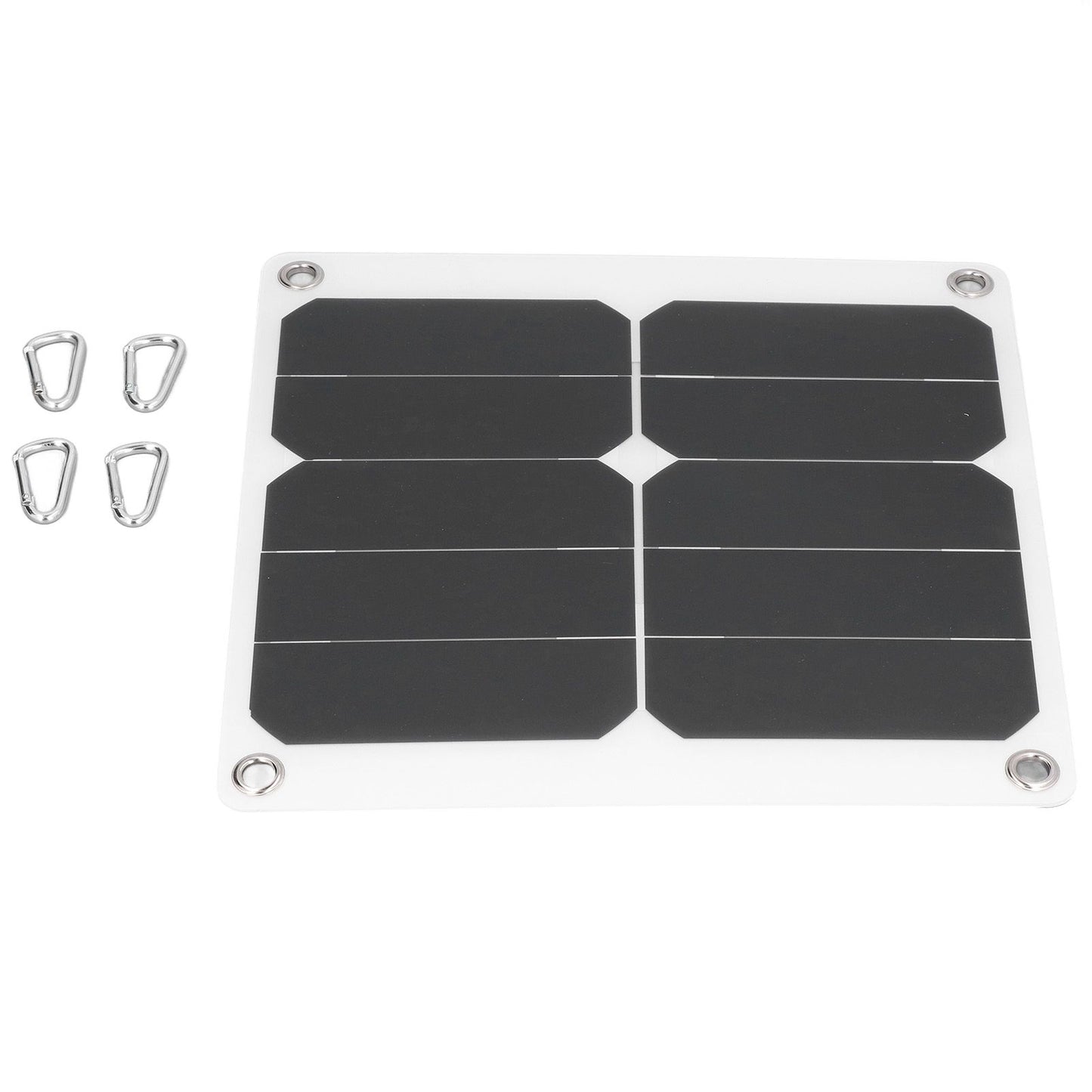 15W Solar Panels USB High Conversion Efficiency Light 5V Portable Solar Power Bank for Camping Hiking Biking V1294-YM0523-3114220010811